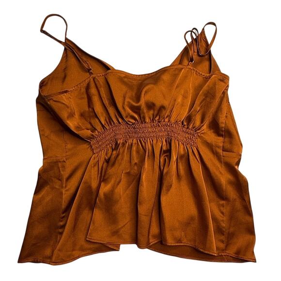 Abercrombie & Fitch Satin Tie Front Cami - Picture 3 of 8